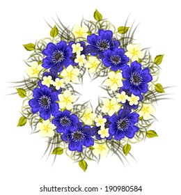 Abstract flower background with place for your text