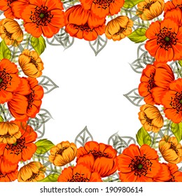 Abstract flower background with place for your text