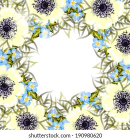 Abstract flower background with place for your text