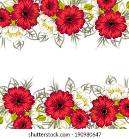 Abstract flower background with place for your text