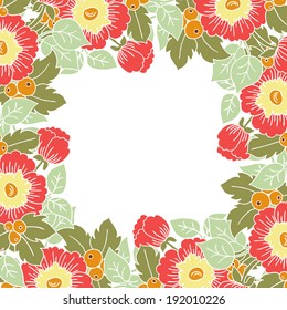 Abstract flower background with place for your text