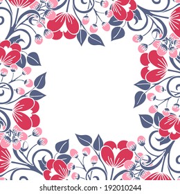 Abstract flower background with place for your text