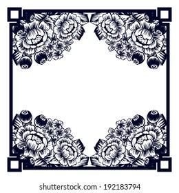 Abstract flower background with place for your text