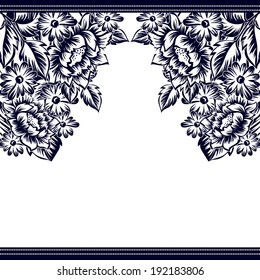 Abstract flower background with place for your text