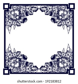 Abstract flower background with place for your text