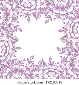 Abstract flower background with place for your text