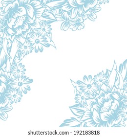 Abstract flower background with place for your text