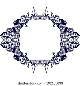 Abstract flower background with place for your text