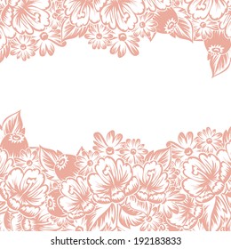 Abstract flower background with place for your text