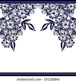 Abstract flower background with place for your text