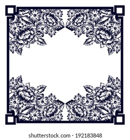 Abstract flower background with place for your text
