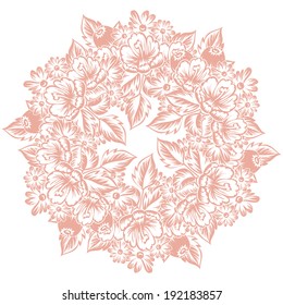 Abstract flower background with place for your text