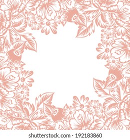 Abstract flower background with place for your text