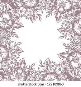 Abstract flower background with place for your text