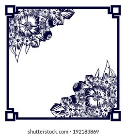 Abstract flower background with place for your text