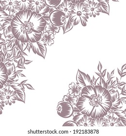 Abstract flower background with place for your text