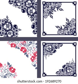 Abstract flower background with place for your text