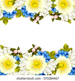 Abstract flower background with place for your text