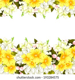 Abstract flower background with place for your text