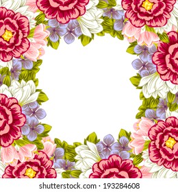 Abstract flower background with place for your text