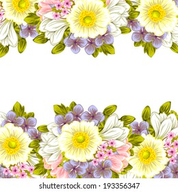 Abstract flower background with place for your text