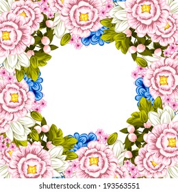 Abstract flower background with place for your text