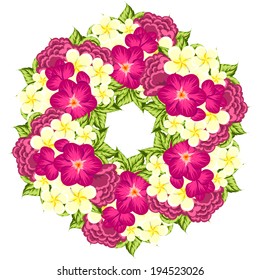 Abstract flower background with place for your text
