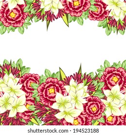 Abstract flower background with place for your text