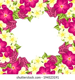 Abstract flower background with place for your text
