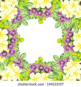 Abstract flower background with place for your text