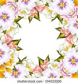 Abstract flower background with place for your text