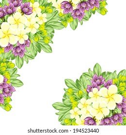 Abstract flower background with place for your text