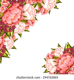 Abstract flower background with place for your text