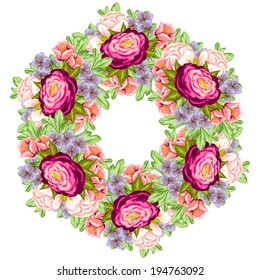 Abstract flower background with place for your text