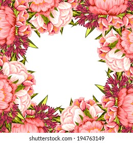 Abstract flower background with place for your text