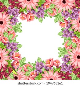Abstract flower background with place for your text