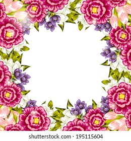 Abstract flower background with place for your text