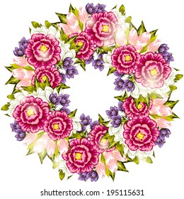 Abstract flower background with place for your text