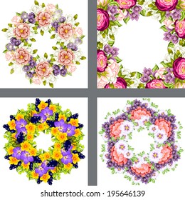 Abstract flower background with place for your text