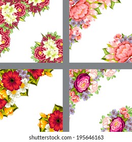 Abstract flower background with place for your text