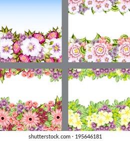 Abstract flower background with place for your text