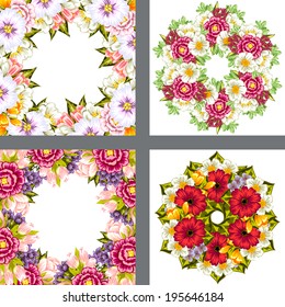 Abstract flower background with place for your text