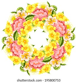 Abstract flower background with place for your text