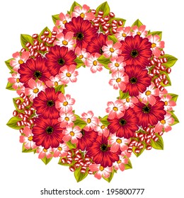 Abstract flower background with place for your text