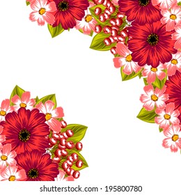 Abstract flower background with place for your text
