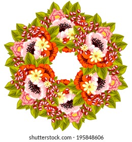 Abstract flower background with place for your text