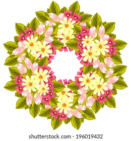 Abstract flower background with place for your text