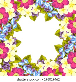Abstract flower background with place for your text