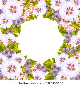 Abstract flower background with place for your text