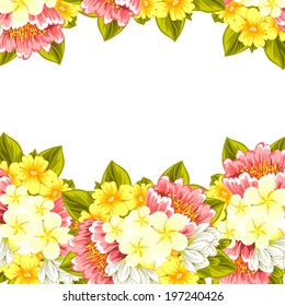 Abstract flower background with place for your text